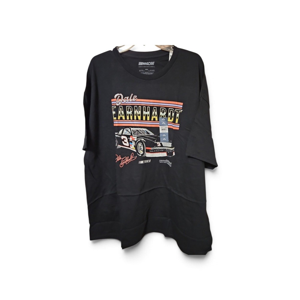NASCAR Dale Earnhardt #3 Graphic T-Shirt Black Mens 3XL Vintage Style Racing Tee
